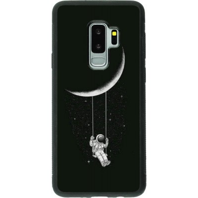 Hülle Samsung Galaxy S9+ - Silikon schwarz Astro balançoire