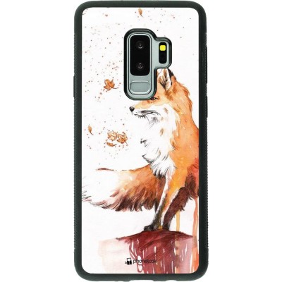 Hülle Samsung Galaxy S9+ - Silikon schwarz Autumn 21 Fox