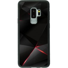 Hülle Samsung Galaxy S9+ - Silikon schwarz Black Red Lines