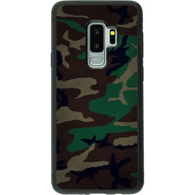 Hülle Samsung Galaxy S9+ - Silikon schwarz Camouflage 3