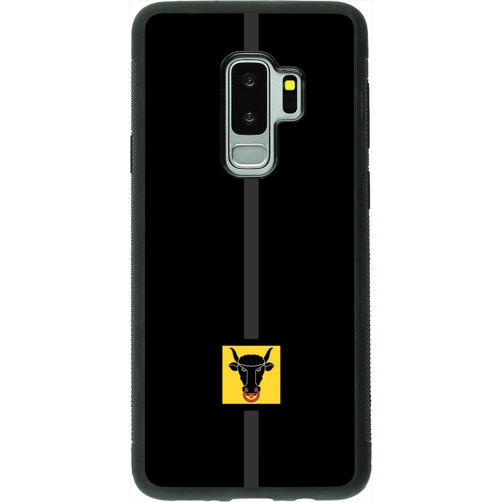 Samsung Galaxy S9+ Case Hülle - Silikon schwarz Kanton UR schwarz