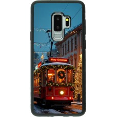 Samsung Galaxy S9+ Case Hülle - Silikon schwarz Christmas 25 Xmas Train
