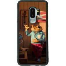 Samsung Galaxy S9+ Case Hülle - Silikon schwarz Dancing frog DTMF