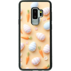 Samsung Galaxy S9+ Case Hülle - Silikon schwarz Easter 2026 Pattern Easter