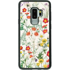 Samsung Galaxy S9+ Case Hülle - Silikon schwarz Flora Botanical Wildlife