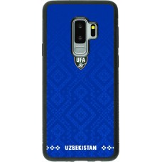 Samsung Galaxy S9+ Case Hülle - Silikon schwarz Usbekistan 2026 personalisierbares Fussballtrikot