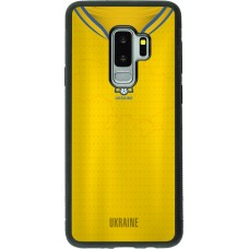 Samsung Galaxy S9+ Case Hülle - Silikon schwarz Fussballtrikot Ukraine