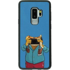 Samsung Galaxy S9+ Case Hülle - Silikon schwarz Frog with camera DTMF