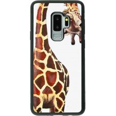 Hülle Samsung Galaxy S9+ - Silikon schwarz Giraffe Fit