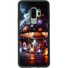 Samsung Galaxy S9+ Case Hülle - Silikon schwarz Halloween Zaubertrank Magie