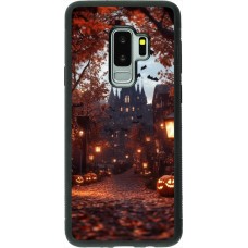 Samsung Galaxy S9+ Case Hülle - Silikon schwarz Halloween 2025 Haunted house