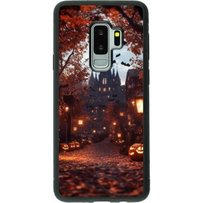 Samsung Galaxy S9+ Case Hülle - Silikon schwarz Halloween 2025 Haunted house
