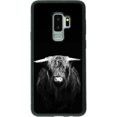 Samsung Galaxy S9+ Case Hülle - Silikon schwarz Highland calf black