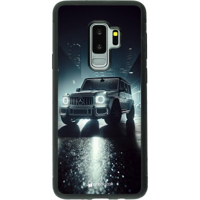 Samsung Galaxy S9+ Case Hülle - Silikon schwarz Mercedes G AMG Nacht