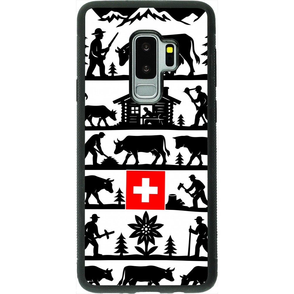 Samsung Galaxy S9+ Case Hülle - Silikon schwarz Poya Schweiz 1