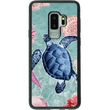 Samsung Galaxy S9+ Case Hülle - Silikon schwarz Preppy Turtle