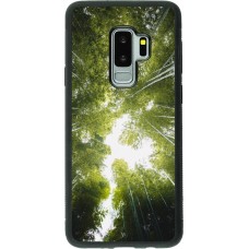 Samsung Galaxy S9+ Case Hülle - Silikon schwarz Spring 23 forest blue sky