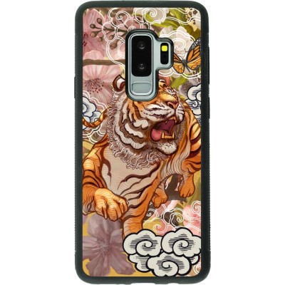 Samsung Galaxy S9+ Case Hülle - Silikon schwarz Spring 23 japanese tiger