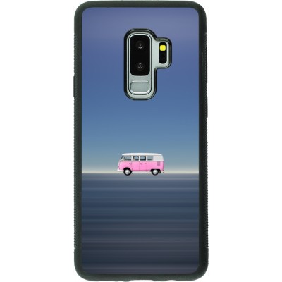 Samsung Galaxy S9+ Case Hülle - Silikon schwarz Spring 23 pink bus