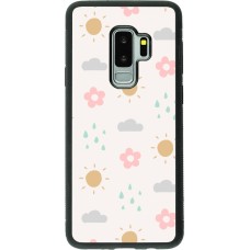 Samsung Galaxy S9+ Case Hülle - Silikon schwarz Spring 23 weather