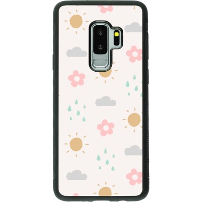 Samsung Galaxy S9+ Case Hülle - Silikon schwarz Spring 23 weather