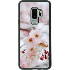 Samsung Galaxy S9+ Case Hülle - Silikon schwarz Cherry tree 2026