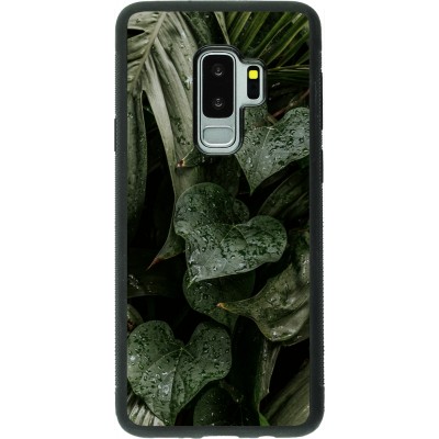 Samsung Galaxy S9+ Case Hülle - Silikon schwarz Spring 23 fresh plants
