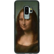 Samsung Galaxy S9+ Case Hülle - Silikon schwarz Kunstbild - Mona Lisa - Leonardo de Vinci
