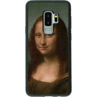 Samsung Galaxy S9+ Case Hülle - Silikon schwarz Kunstbild - Mona Lisa - Leonardo de Vinci