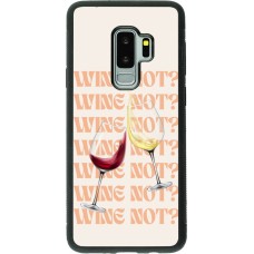 Samsung Galaxy S9+ Case Hülle - Silikon schwarz Wine not