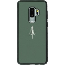Samsung Galaxy S9+ Case Hülle - Silikon schwarz Christmas 22 minimalist tree