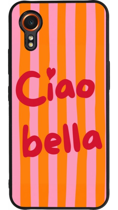 Coque Samsung Galaxy XCover 7 - Silicone rigide noir Bye Bella 2026