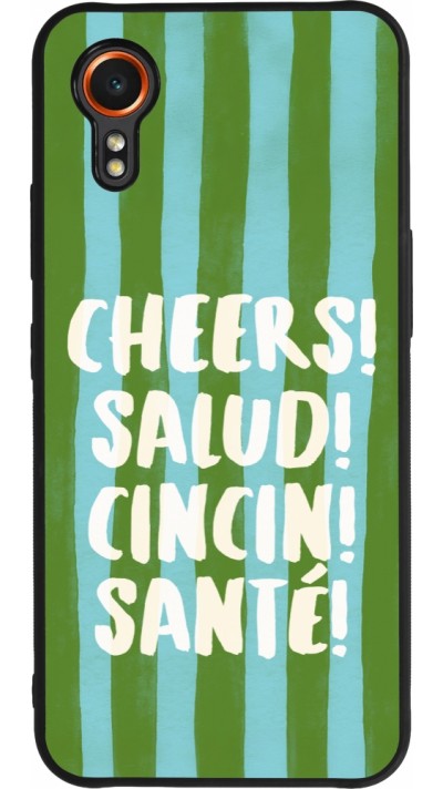 Coque Samsung Galaxy XCover 7 - Silicone rigide noir Cheers 2026