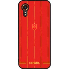 Samsung Galaxy XCover 7 Case Hülle - Silikon schwarz Spanien 2026 personalisierbares Fussballtrikot