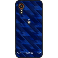 Samsung Galaxy XCover 7 Case Hülle - Silikon schwarz Frankreich 2026 personalisierbares Fussballtrikot