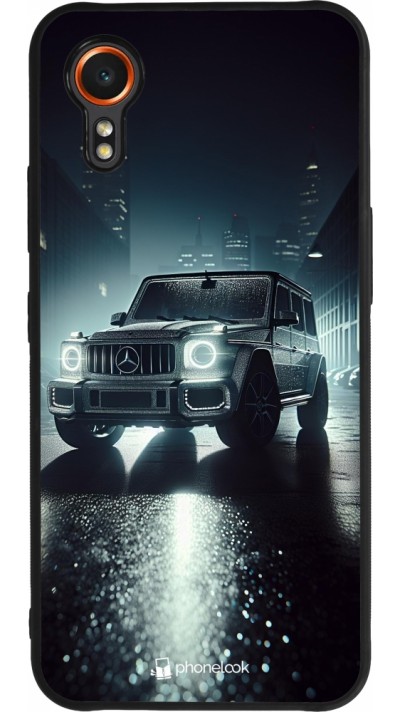 Coque Samsung Galaxy XCover 7 - Silicone rigide noir Mercedes G AMG Night