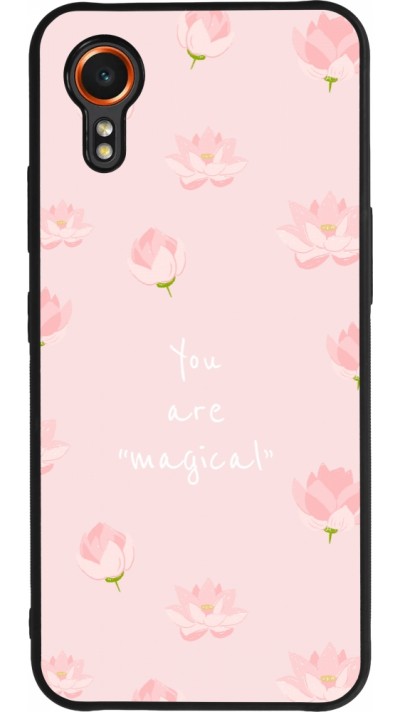 Coque Samsung Galaxy XCover 7 - Silicone rigide noir Mom 2023 your are magical