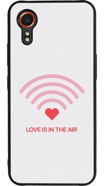 Coque Samsung Galaxy XCover 7 - Silicone rigide noir Saint Valentines Day 26 Love is in the air