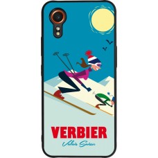 Samsung Galaxy XCover 7 Case Hülle - Silikon schwarz Verbier Ski Downhill