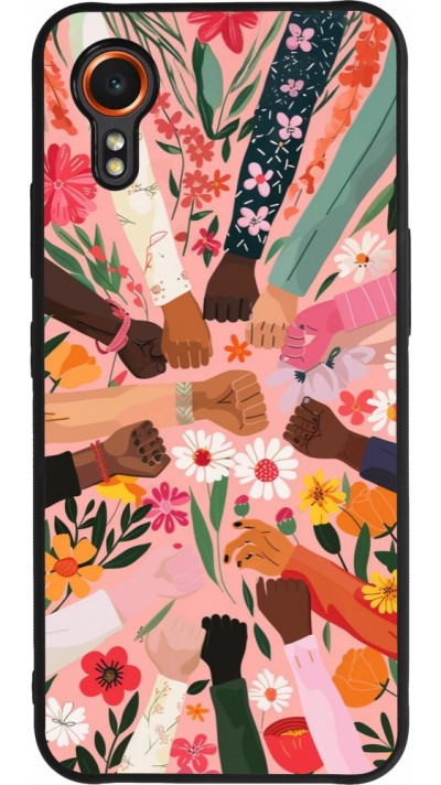 Coque Samsung Galaxy XCover 7 - Silicone rigide noir Womens day 2026 8