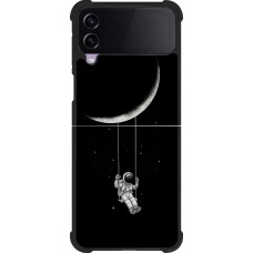 Samsung Galaxy Z Flip3 5G Case Hülle - Silikon schwarz Astro balançoire