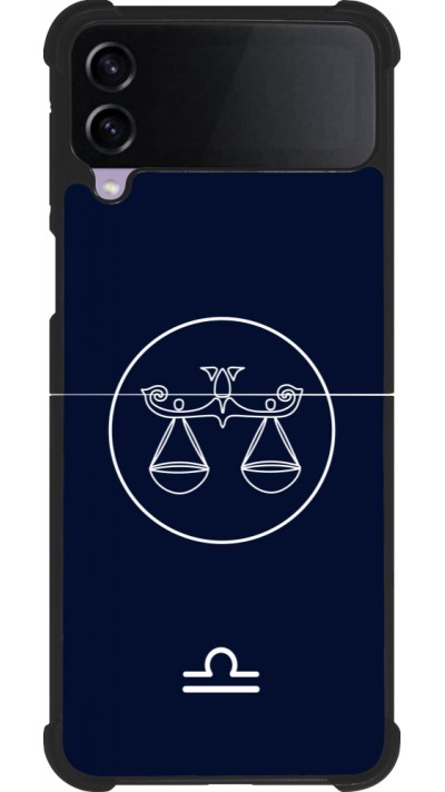 Samsung Galaxy Z Flip3 5G Case Hülle - Silikon schwarz Astrologie Waage