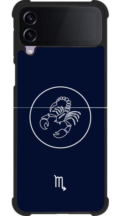Samsung Galaxy Z Flip3 5G Case Hülle - Silikon schwarz Astrologie Skorpion