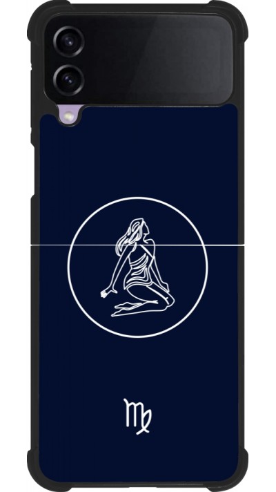 Samsung Galaxy Z Flip3 5G Case Hülle - Silikon schwarz Astrologie Jungfrau