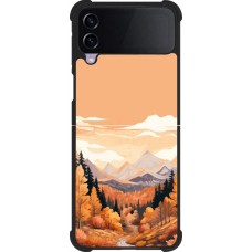 Samsung Galaxy Z Flip3 5G Case Hülle - Silikon schwarz Autumn 25 Mountains