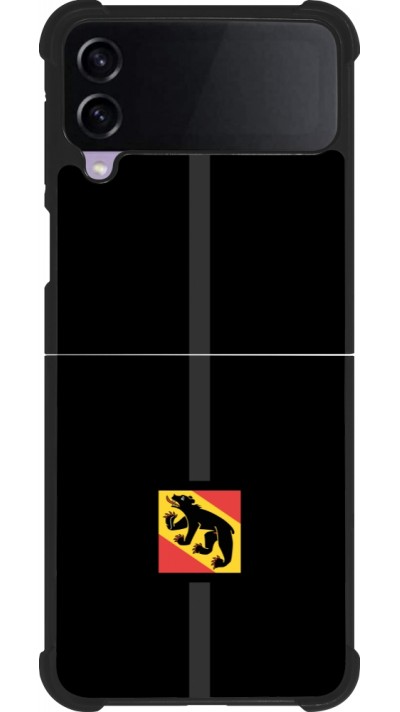 Samsung Galaxy Z Flip3 5G Case Hülle - Silikon schwarz Kanton BE schwarz