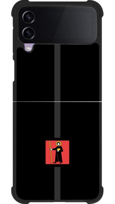 Samsung Galaxy Z Flip3 5G Case Hülle - Silikon schwarz Kanton GL schwarz