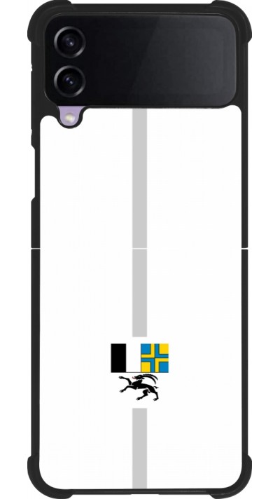 Samsung Galaxy Z Flip3 5G Case Hülle - Silikon schwarz Kanton GR weiss