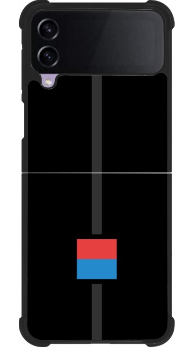 Samsung Galaxy Z Flip3 5G Case Hülle - Silikon schwarz Kanton TI schwarz