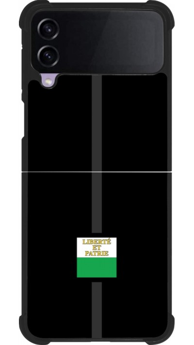 Samsung Galaxy Z Flip3 5G Case Hülle - Silikon schwarz Kanton VD schwarz